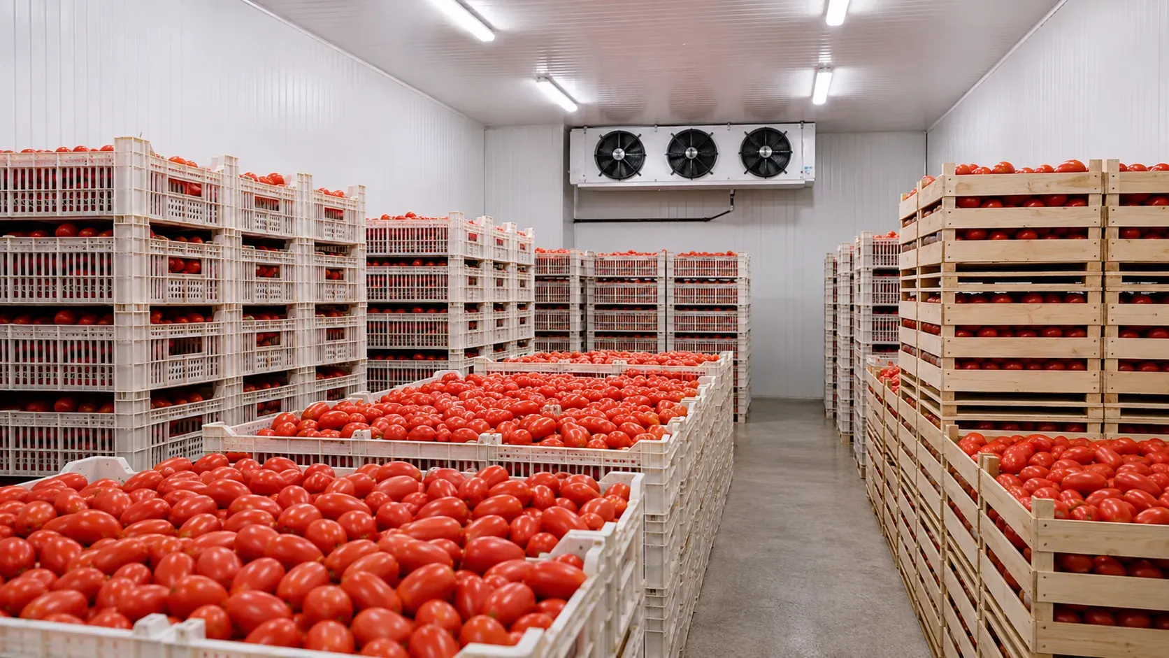Instalación de sistema de refrigeración industrial para negocio